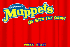 The Muppets: On With The Show screenshot 3 for GameBoy Advance